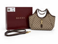 Gucci Mercato Small Tote Bag - Sand and Brown GG Canvas