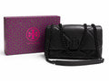 Tory Burch Kira Chevron Convertible Shoulder Bag Black