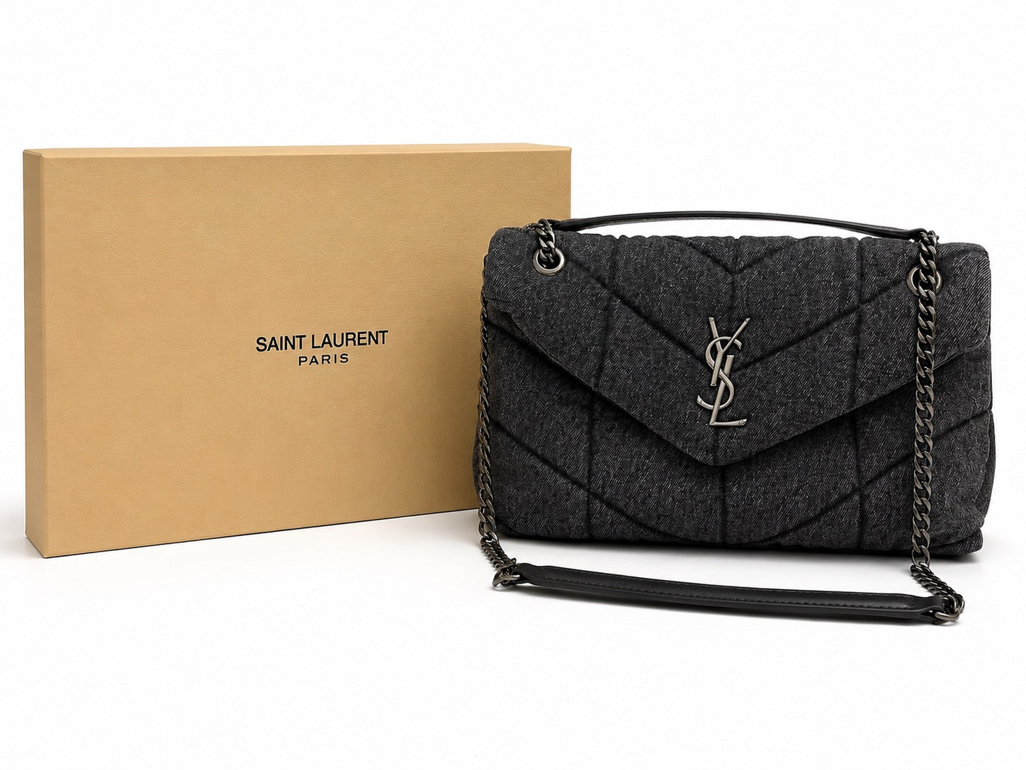 Saint Laurent Toy Puffer Bag - Black