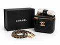 Chanel Vanity Case Bag Black Quilted Lambskin & Gold-Tone Metal