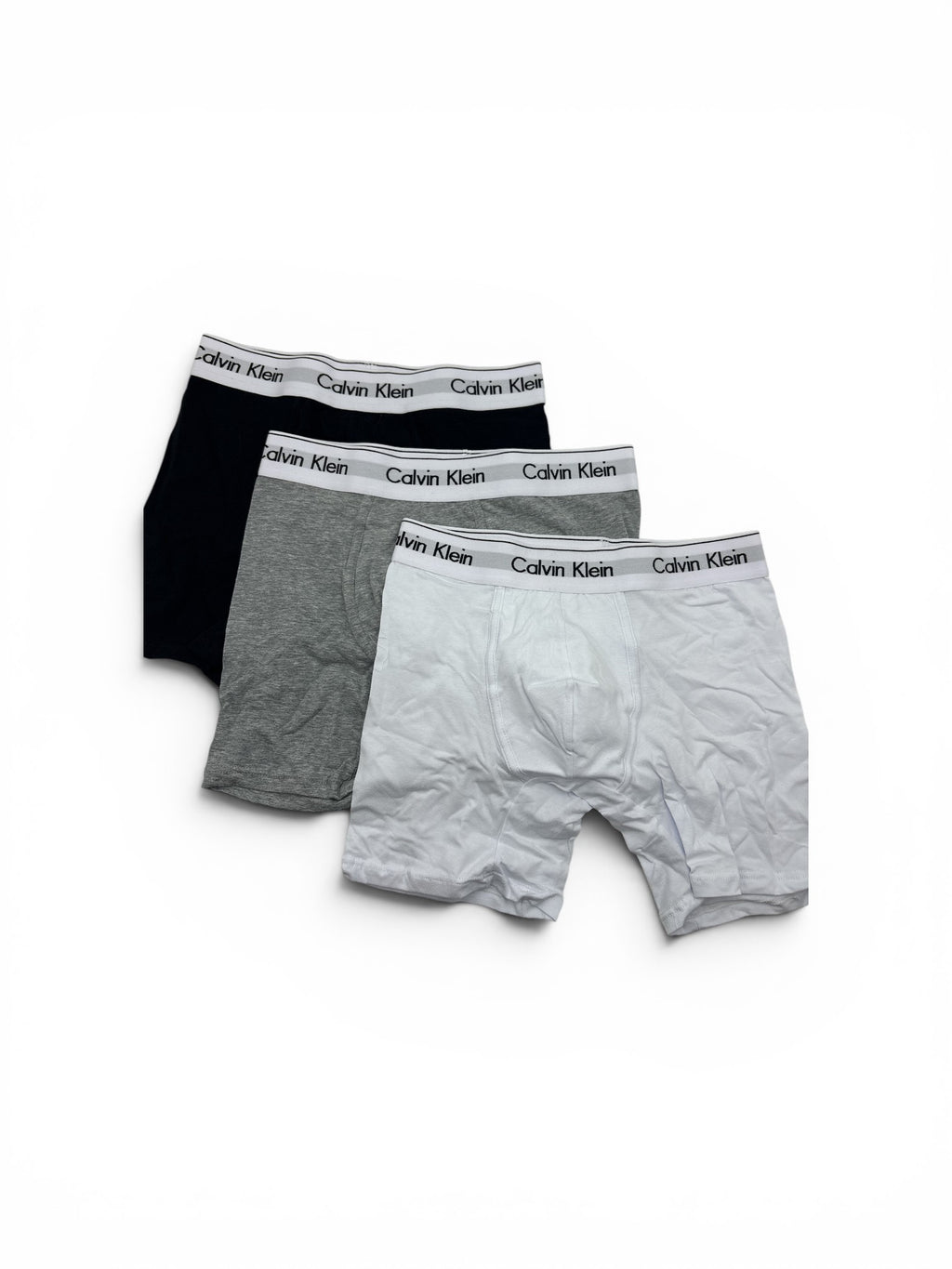 Calvin Klein 3-Pack Boxer Briefs - Black / White / Grey