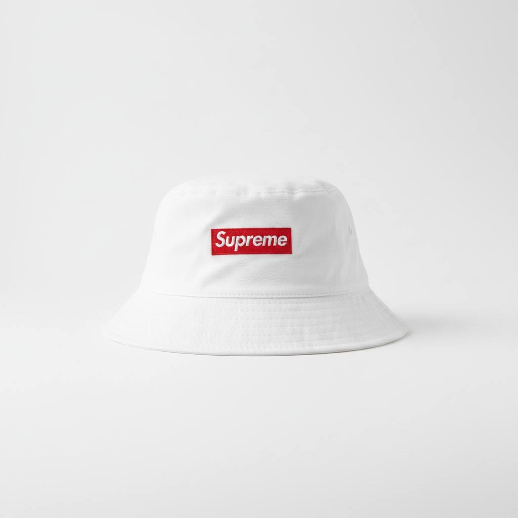 Louis Vuitton x Supreme Reversible Bucket Hat White / Black