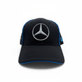 Mercedes-Benz Black Curved Brim Cap With Silver Star Logo
