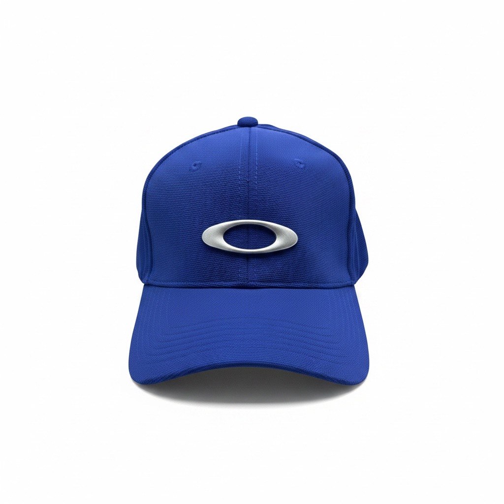 Oakley Blue Curved Brim Cap With Front Logo