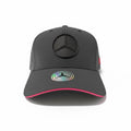 Mercedes-Benz Black Curved Brim Cap With Pink Trim