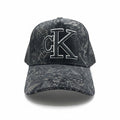 Calvin Klein Black Floral Trucker Cap With CK Logo Embroidery