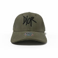 Dior Olive Green Curved Brim Cap With Black Logo Embroidery