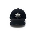 Adidas x Balenciaga Black Curved Brim Cap With Cut-Out Brim Detail