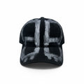 Balenciaga Black Painted BB Curved Brim Cap
