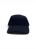 Balenciaga Black Curved Brim Cap With Tonal Logo Embroidery